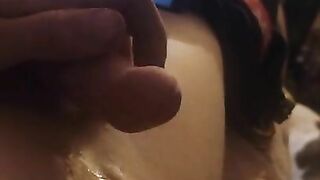 Pre cum throbbing cock quick cumshot.  Can you count my pulse??