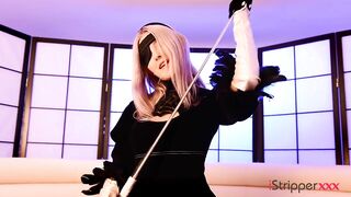 【iStripper】Nier Dildomata Eva Elfie 【cosplay】