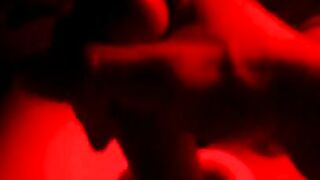 Masturbation in red light