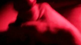 Masturbation in red light