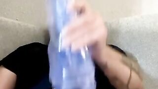 Fleshlight fun ???? huge cumshot!