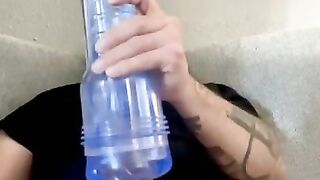 Fleshlight fun ???? huge cumshot!