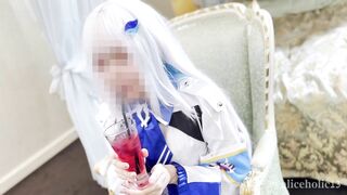 某人気Vtuber コスプレした痴女がバックで犯されて昇天【Cosplay】 Japanese Cosplayer cumshot sex