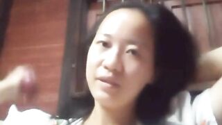 Chinese girl alone at home 32