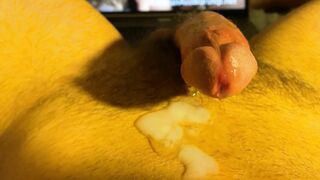 POV | Masturbating After 7 Days Of Abstinence Watching Anal Lesbian Porn | Huge Load