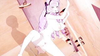 【Vtuber 壱百満天原サロメ】壱百満天原サロメがバックでセックスするだけLoop3