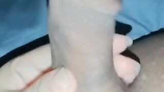 sexy girlfriend dick rubbing with her brazzer handjob and cumshot Bra Fetish