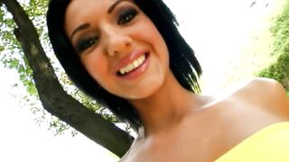 Destiny EURO Anal Soft Hard SOLO masturbation, sexy brunette all natural small tits horny bitch slut, analwhole Teaser#1