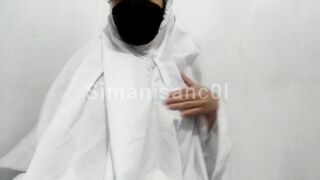 Wanita perawan hijab colmek (virgin girl hijab masturbating part 4)