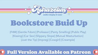 [Patreon Preview] Bookstore Build Up [Professor] [Gentle Fdom] [Public Sex] [Mutual Masturbation]