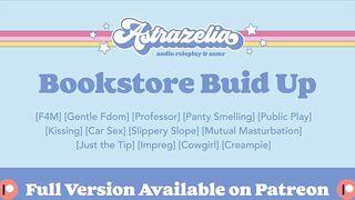 [Patreon Preview] Bookstore Build Up [Professor] [Gentle Fdom] [Public Sex] [Mutual Masturbation]