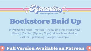 [Patreon Preview] Bookstore Build Up [Professor] [Gentle Fdom] [Public Sex] [Mutual Masturbation]