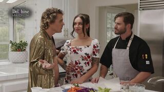 Delphine - April Olsen Leaves Enough Ass For All Of Her Cooks - LAA0072 - EP1