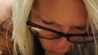 naughty teacher sucking my cock