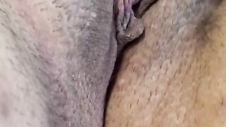 Rubbing my pussy then the camera man starts to finger me..