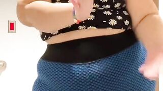 Hot BBW dancing