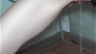 NSFW nude TikTok challenge Sexy girl peeing through her panties