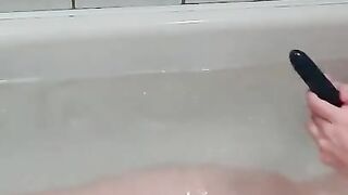 Orgasm in the bathroom