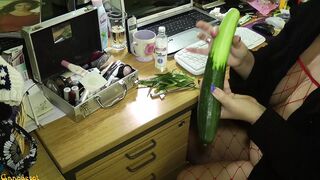 The CUCUMBER as anal spare?