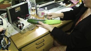 The CUCUMBER as anal spare?