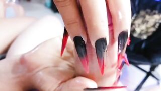 Handjob Dark & Red Claws