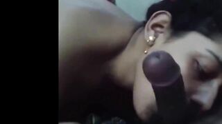 Indian Kerala aunty hot blowjob