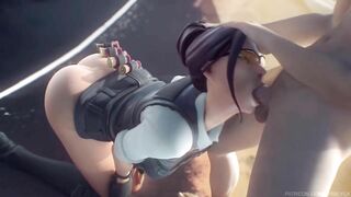 Fortnite - Rook on Her Knees Blowjob Animation (Soun)