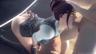 Fortnite - Rook on Her Knees Blowjob Animation (Soun)