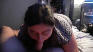 Chubby Latina makes a Homemade Sextape with her SneakyLink