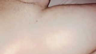 A little footsies; quick foreplay/mutual masturbation