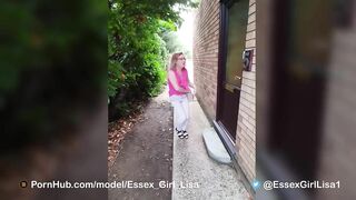 Mature MILF Pissing in my trousers on the doorstep