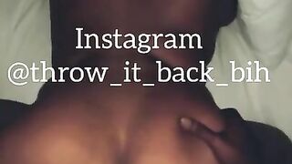 Slow motion fat booty ebony backshots