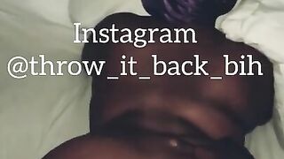 Slow motion fat booty ebony backshots