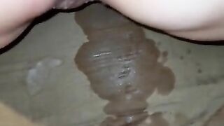 Step sis cheats with step bro and gets huge squirting creampie