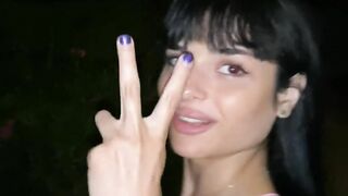 AFTERPARTY with Nadja Lapiedra ANAL PUBLIC FUCK IN SPANISH STREETS, then we sneak into a pool to finish and cum inside t