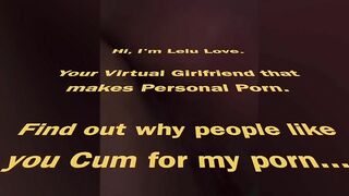 FemDom babe teases you with pussy & asshole, CEI JOI & post orgasm stroking CBT - Lelu Love