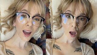 British Amateur Gets Cum On Her Glasses - Jade Vow