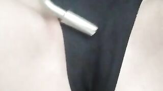 I took a piano tuning tool and a vibrator and started masturbating. I got a very strong orgasm