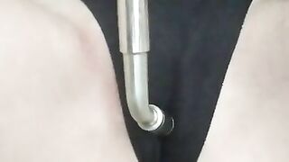 I took a piano tuning tool and a vibrator and started masturbating. I got a very strong orgasm