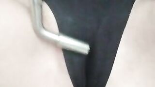 I took a piano tuning tool and a vibrator and started masturbating. I got a very strong orgasm