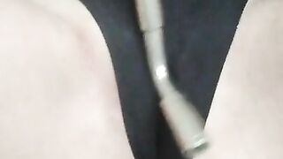 I took a piano tuning tool and a vibrator and started masturbating. I got a very strong orgasm