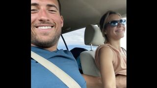 Fun Flirty Handjob Driving Through the Country - Kate Marley