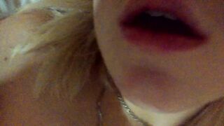 Evening homemade beautiful masturbation with a gentle orgasm. Close-up