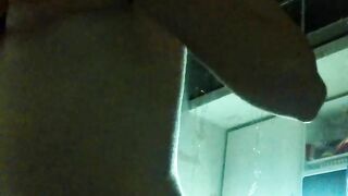 Evening homemade beautiful masturbation with a gentle orgasm