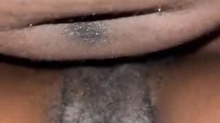 Deep hard ebony pussy fuck then uncontrollable multiple orgasms