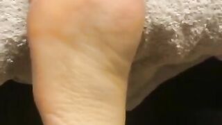 Fucked the foot of the wife of a dude from the social network.  It was hot