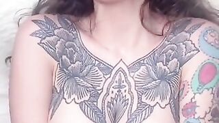 Sexy Tattoo Girl Loves When You Stroke and Cum