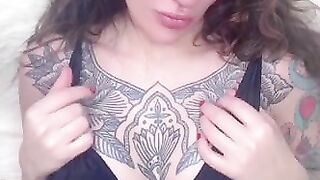 Sexy Tattoo Girl Loves When You Stroke and Cum