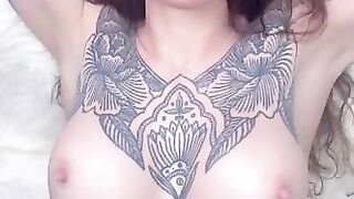 Sexy Tattoo Girl Loves When You Stroke and Cum