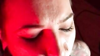 Sylvia Wolf : BBC Blowjob Training w/ Facial (Part 1)